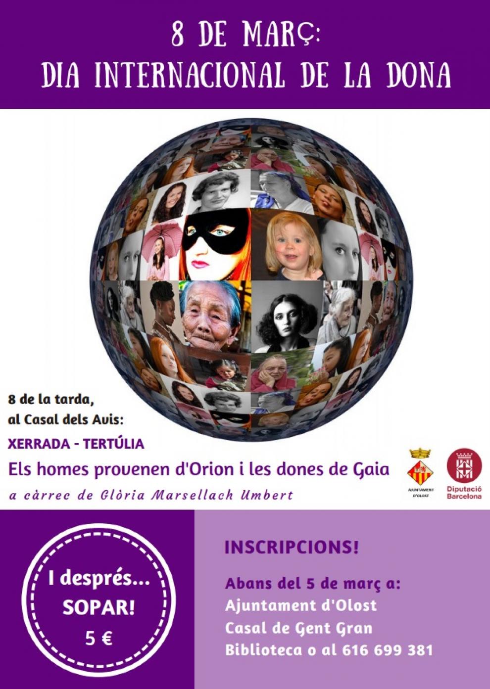 Commemoració del Dia internacional de la dona a Olost